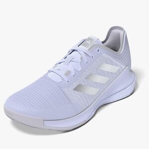 NWT! Adidas Crazyflight Women’s Shoes – Cloud White / Silver Metallic - Size: 10